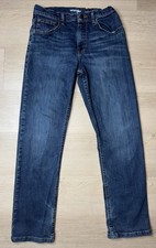 Wrangler Blue Jeans Boys Sz 16 Regular Classic Straight Leg Adjustable Waist