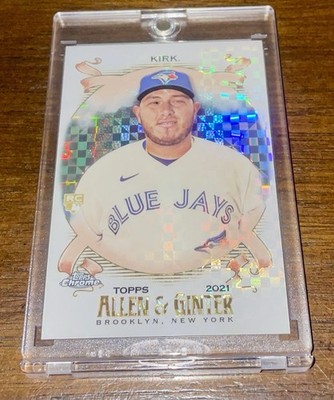 2021 Topps Allen & Ginter X Fractor SSP #261 Alejandro Kirk RC ! Fresh Pull !!!