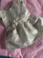 American Girl gold brocade  Dress