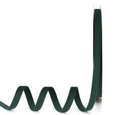 Dark Green Double Faced Velvet Ribbon 3/8 Inch 20 Yards Christmas Wreath Gift