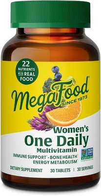 MegaFood Womens Multivitamin One Daily - Multivitamin for Women 30 ct exp 12/26