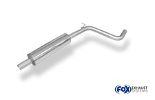 FOX Sportauspuff Vorschalldämpfer für VW Polo AW1 1.0l 59kW aus Edelstahl