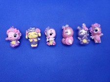 Hatchimals CollEGGtibles Purple Flower Basket Figures Set Lot of 6 No Basket