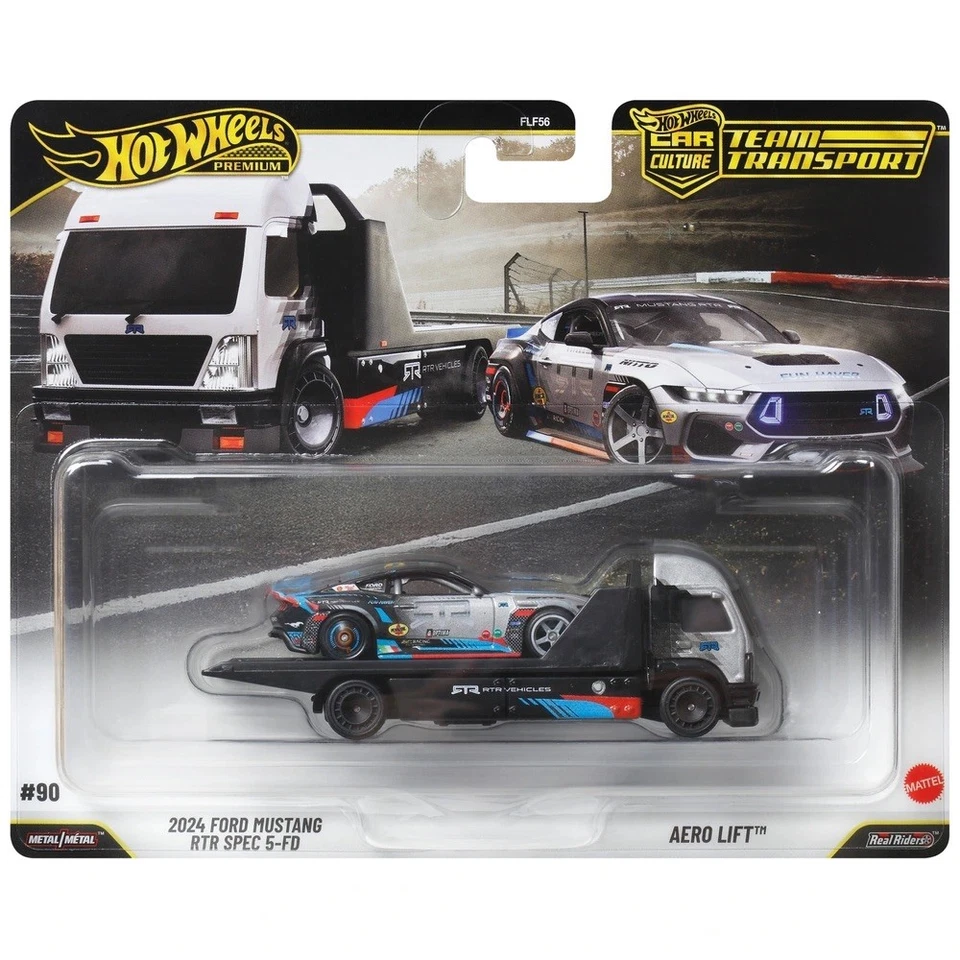 HOT WHEELS PREMIUM 2024 FORD MUSTANG RTR SPEC 5-FD + AERO LIFT #90 JHX92 NEU - Bild 1 von 4