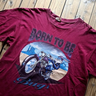 T-Shirt BIKER Bugs Bunny 1994 Vintage