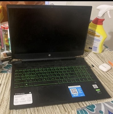 HP Pavilion Gaming Laptop Intel Core i5 NVIDIA GTX Black Green Backlit Keyboard