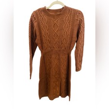 NWOT Brown Sweater Dress
