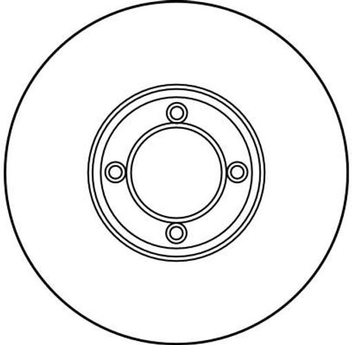 2x BRAKE DISC DF1856 FOR AUSTIN ROVER MINI/Convertible/Hatchback INNOCENTI - Image 4