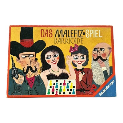 Das Malefiz Spiel Barricade | Ravensburger 1960 | Vollständig | Brettspiel