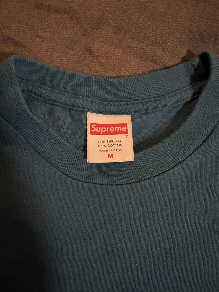 Supreme x Independent Old English Tee Blue FW17 | eBay