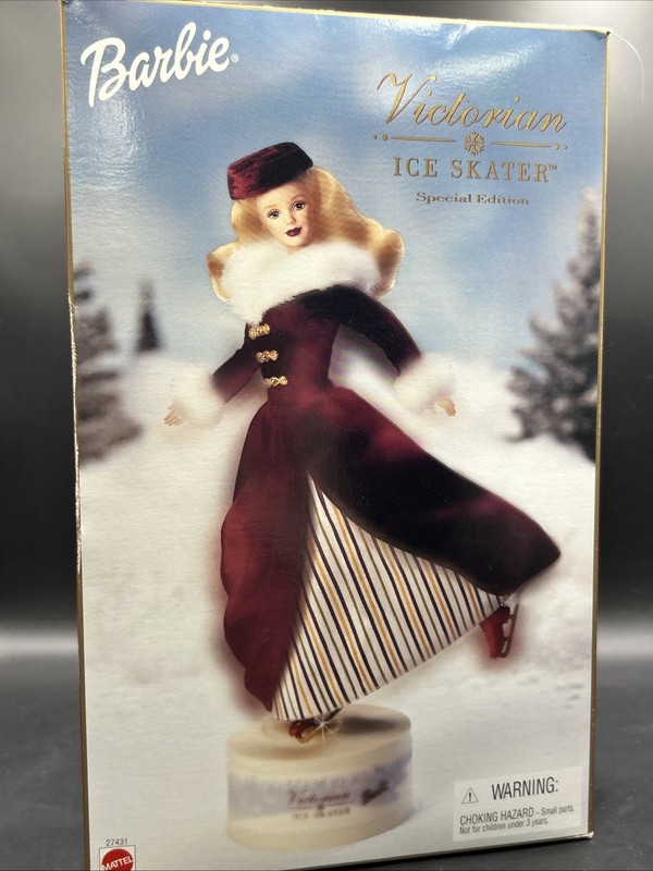 Barbie Victorian Ice Skater Special Edition 12in Doll 1998 Original Box. ML