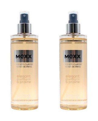 Mexx Elegant Mandarin & praline Körper Spray Body Splash , 2x250ml EA279153