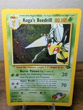 Koga's Beedrill Gym Challenge 9/132 Holo Rare WOTC Vintage Unlimited Pokémon MP on eBay
