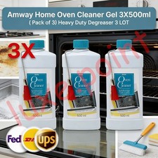 3x 500 ml Amway™ Gel Horno Limpiador Grasa Quitamanchas Desengrasante No Abrasivo