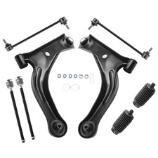 For 10 Pcs Front Lower Control Arm with Tie Rod End fit for Mazda Tribute 2005