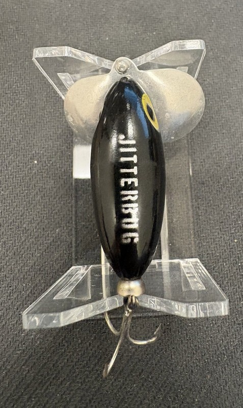 VTG 2 in Black Jitterbug Fred Abogast Akron Ohio Ex Cond Check Screws in Picture