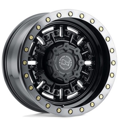 Black Rhino Wheels Abrams 18x9.5 Gloss Gunblack with Machined Dark (4pcs) A2