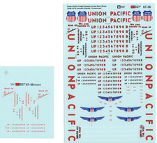 Microscale 87-36 HO Union Pacific UP Wings Ce...