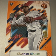 Topps Pristine 2025 Darren Baker Orange Pulsar #251/25 Nationals MLB