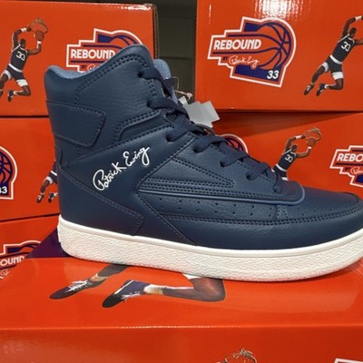 Ewing Athletics Orion Non-Strap Rebound High Top Sneaker Navy White Leather