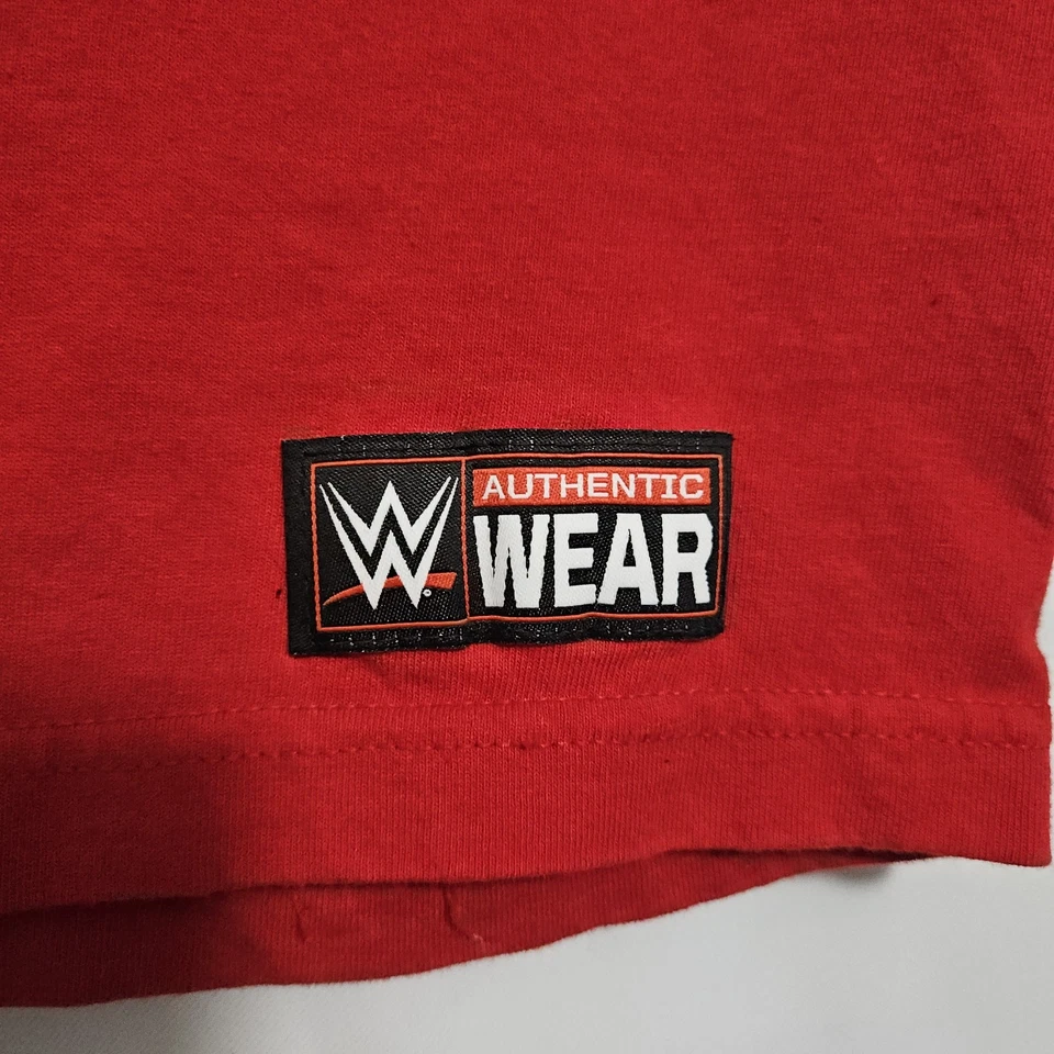 AJ Styles WWE P1 Red Graphic Tee Y2K Streetwear Retro Sports Aesthetic Small  - Image 2 of 4