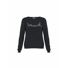 Wooden Ships Beach Knit Sweater Black White S...