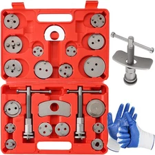 NYXOVA 24pcs Brake Caliper Tool, Heavy Duty Disc Brake Caliper Tool Set, Wind...