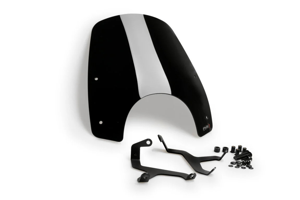 Puig Sport Screen | Black (Opaque) | Honda CMX 1100 Rebel 2021>Current