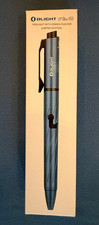 Olight O'pen PRO Limited Edition Blue LED Flashlight w/Green Pointer Pocket Clip