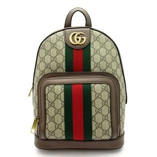 GUCCI Ophidia backpack 547965 GG Supreme Backpack Daypack beige USED