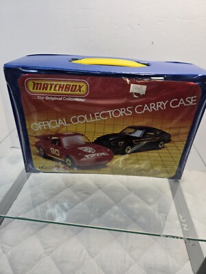 Vintage 1983 Match Box Case With 17 Vintage Matchbox Vehicles Inside All From...