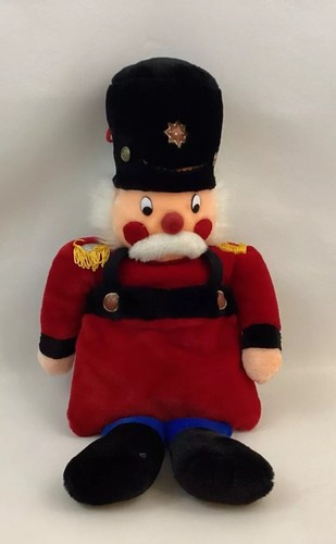 Toy Soldier Plush Christmas Doll Stuffed Plush 23” Vintage