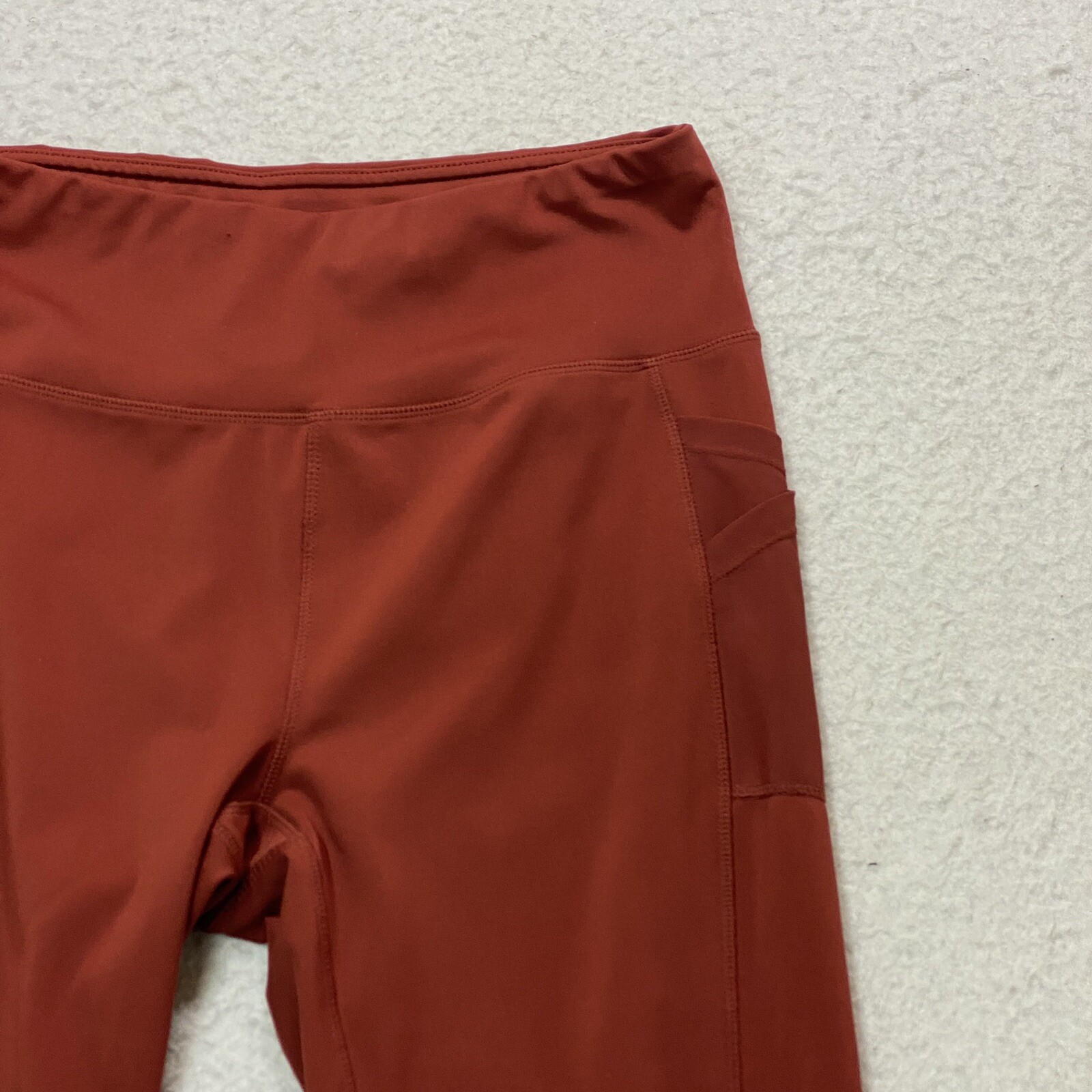 Ebb & Flow Womens XL Copper Brown Fall Color Exercise Pants Yoga
