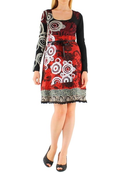 VESTIDO MUJER TALLA M DY DESIGN ESTAMPADO NUEVA COLECCIÓN TIPO DESIGUAL