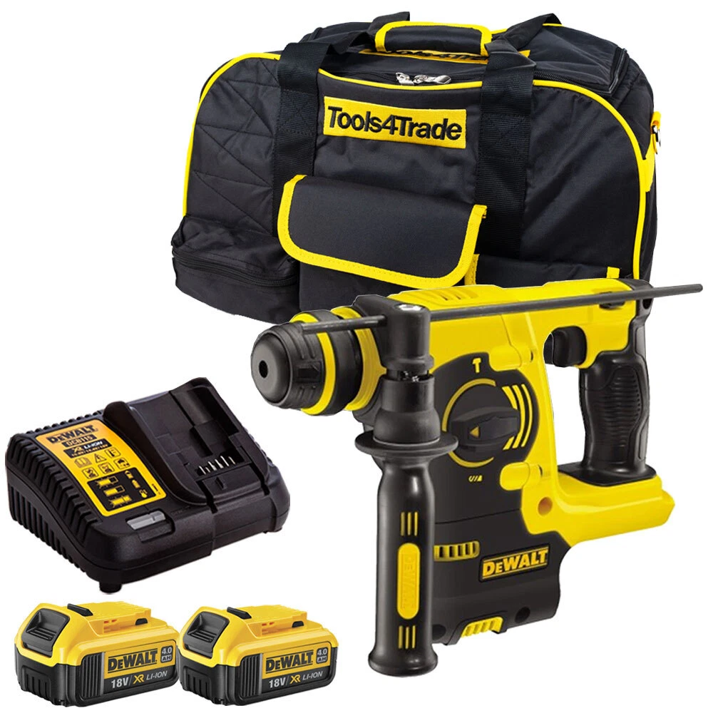 Dewalt DCH253N 18V SDS Rotary Hammer Drill with 2 x 4Ah Batteries