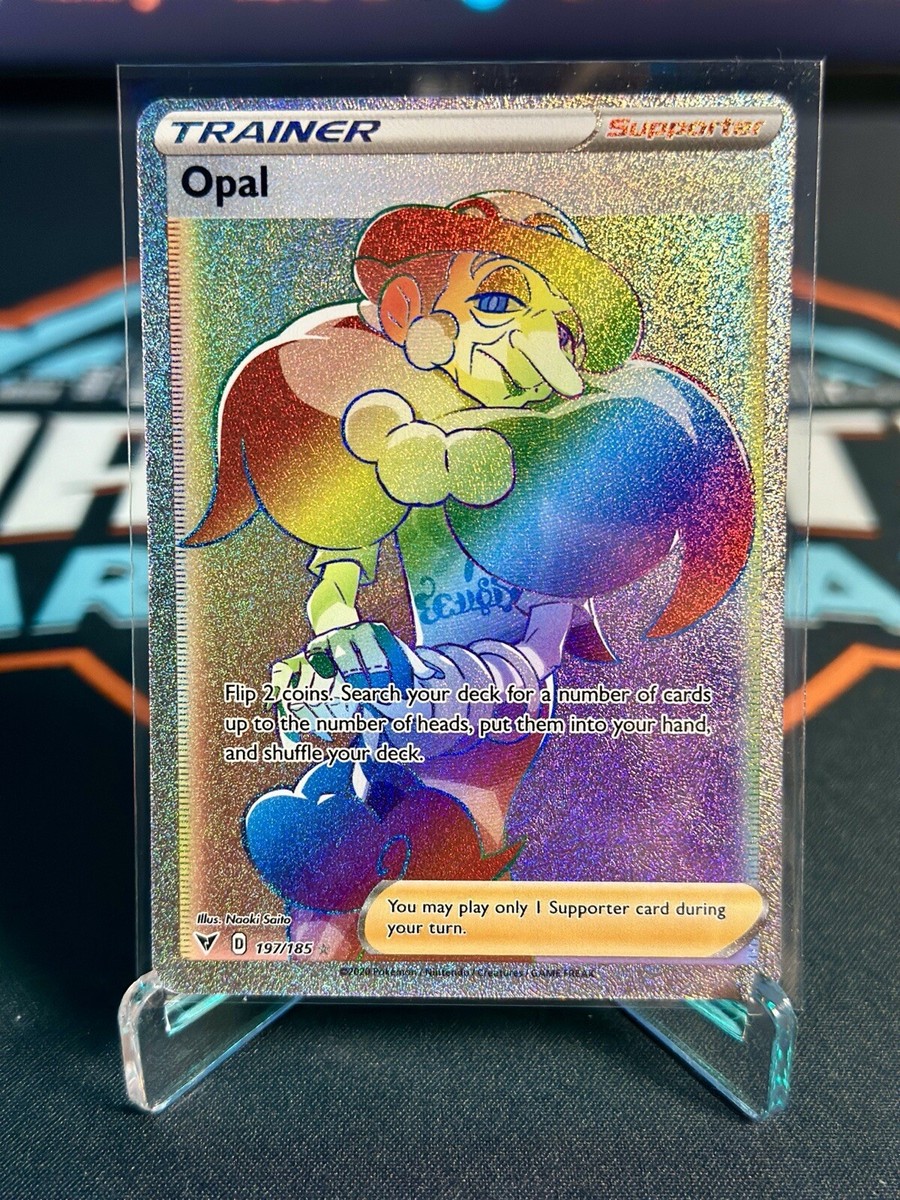 Rainbow Trainer Opal Full Art Vivid Voltage 197 | eBay