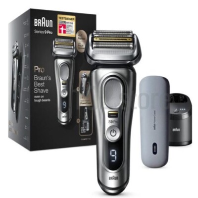 Braun Series 9 Pro 9477cc Electric Shaver with PowerCase - No