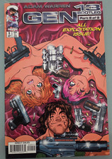 GEN 13 BOOTLEG #9 (1997) IMAGE COMICS ADAM WARREN ALL EXPLOITATION ISSUE FUN!