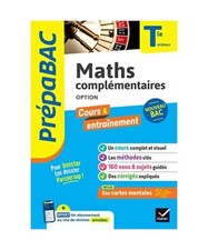 Prépabac - Maths complémentaires (option) Tle générale - Bac 2025: cours, m?