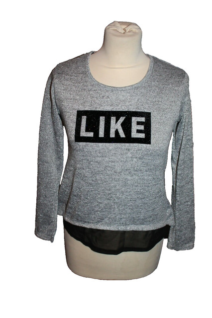 HAUT PULL FILLE  °°° MISS LIBERTO  °°° TAILLE 12 ANS .PROCHE NEUF