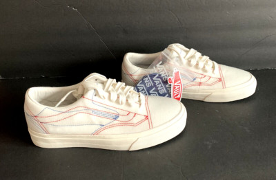 Vans Vault x Taka Hayashi ''Design-It-Yourself'' White Lace Sneaker Shoes Size 8.5