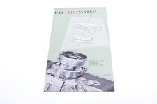   THE LEICA SYSTEM ORIGINAL PRODUCT GUIDE BROCHURE GERMAN 123