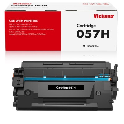 1x 057H Toner for Canon 057 ImageCLASS MF445dw LBP227dw LBP226dw High Yield