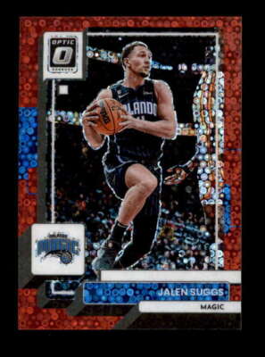 JALEN SUGGS 2022/23 DONRUSS OPTIC #159 RED FASTBREAK PRIZM #60/75 BD8695