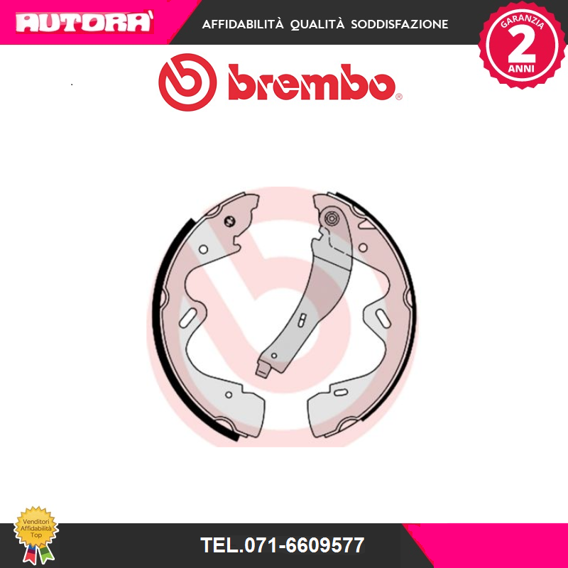 S56517 Kit ganasce freno (MARCA-BREMBO). | eBay 