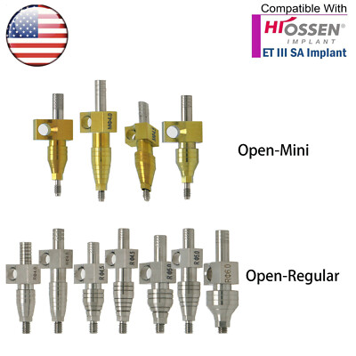 Dental Transfer Impression Coping Open Tray Fit Osstem Hiossen ET NH/SA Implant