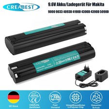 Akku/Ladegerät Für Makita 9000 9001 9002 5090DW 6092DW 6095DW 4000mAh 9.6V Ni-MH