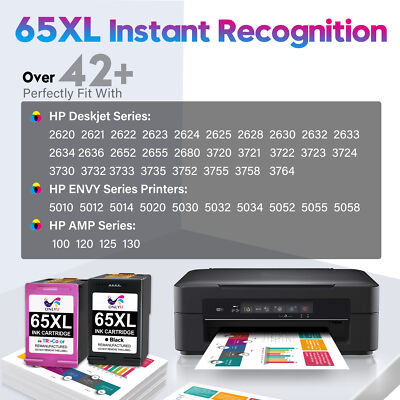 Cartuccia Nera HP 65XL Rigenerata - 1 Pezzo - Garanzia 1 Anno