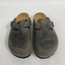 Birkenstock New with Box Boston Iron Oiled Leather Soft Footbed Reg Select Size