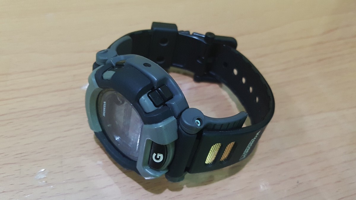 Vintage G-Shock Collectible DW-002 Honda Army Black Gray Japan